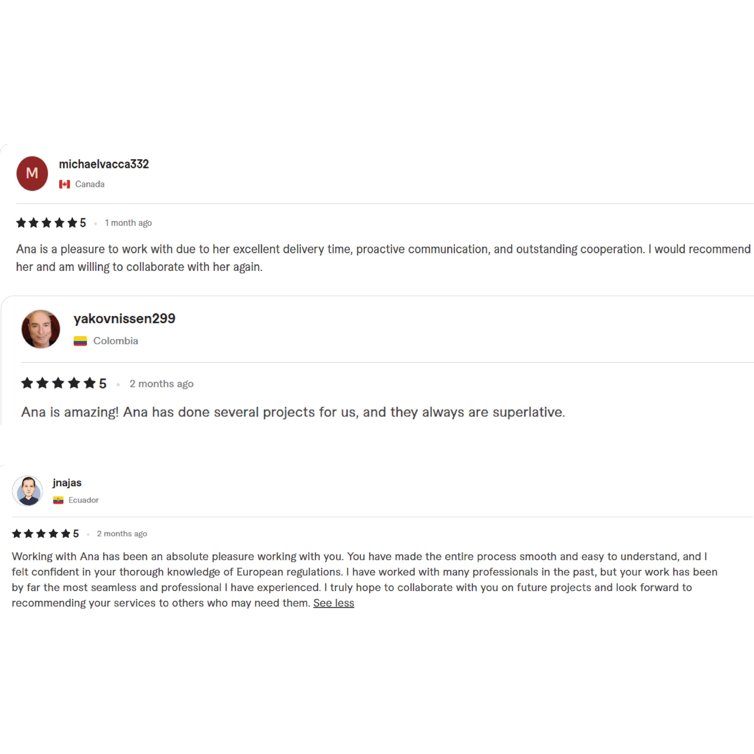 5-Star Client Testimonial – Food Label Compliance