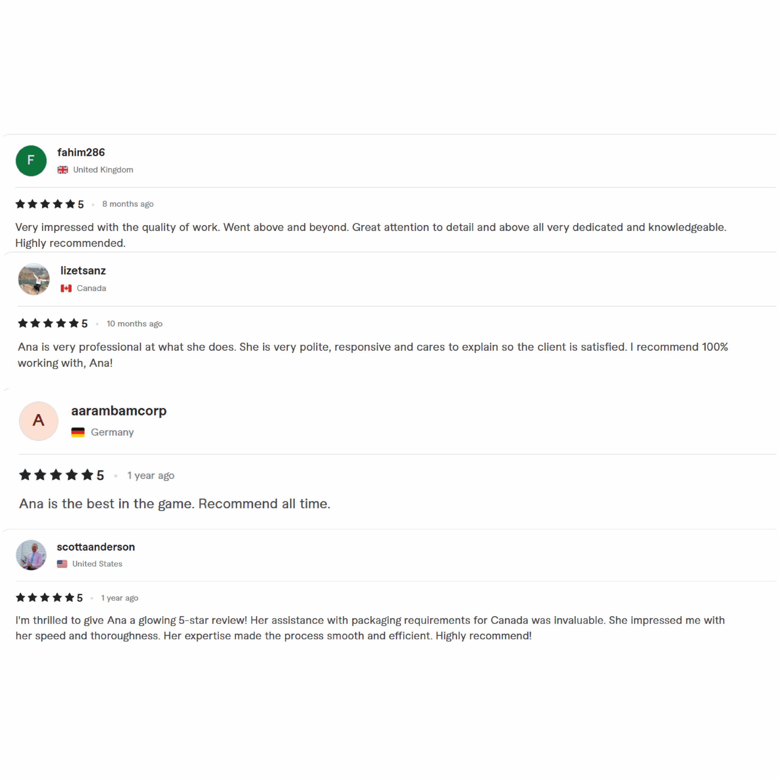 Screenshot of a review complimenting Bravaura’s guidance in branding, packaging, and cosmetic regulatory alignment